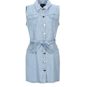 PINKO Denim Dress Size 10 NWT
